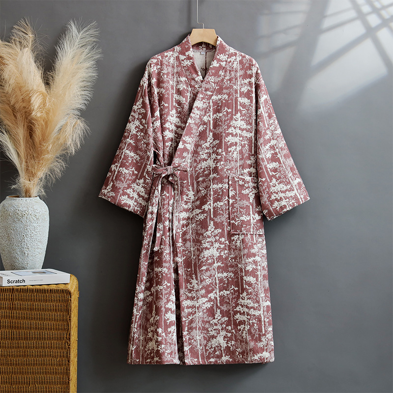 Kimono Yukata Cotton - روب كيمونو يوكاتا نسائي ياباني قابل