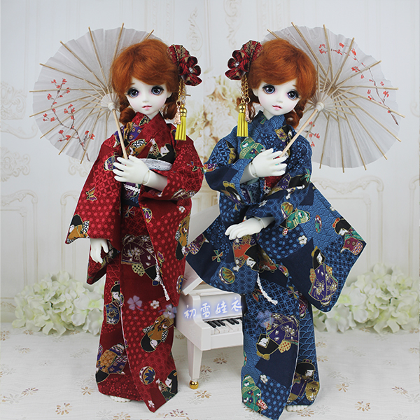 1/6 1/4 1/3 BJD ثوب الكيمونو ا - مراجعة Japanese Girl Lifestyle وسعره