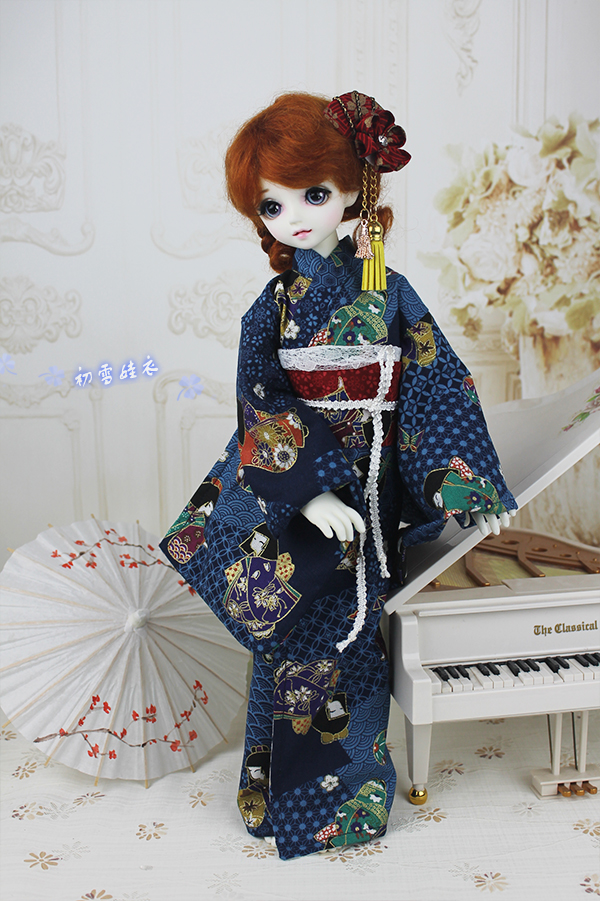1/6 1/4 1/3 BJD ثوب الكيمونو ا - مراجعة Japanese Girl Lifestyle وسعره