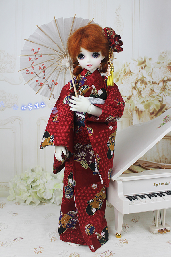 1/6 1/4 1/3 BJD ثوب الكيمونو ا - مراجعة Japanese Girl Lifestyle وسعره