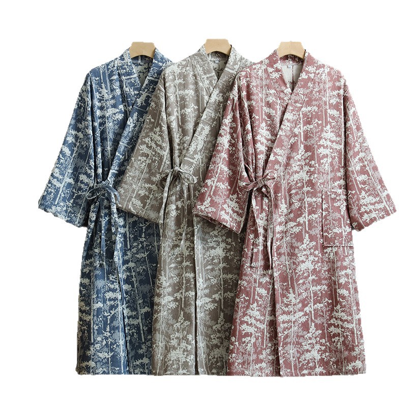 روب كيمونو يوكاتا نسائي ياباني - مراجعة Kimono Yukata Cotton وسعره