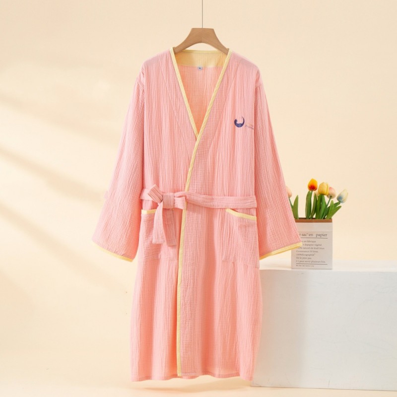 روب حمام نسائي من القطن الخالص - مراجعة Kimono Yukata Cotton وسعره