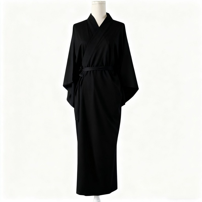 فستان داخلي طويل أبيض وأسود لل - مراجعة Kimono Yukata Cotton وسعره