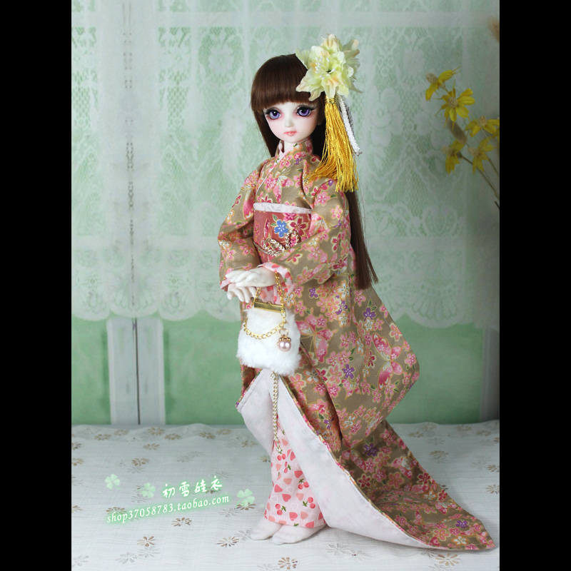1/4 1/3 BJD ثوب الكيمونو الياب - مراجعة Japanese Girl Lifestyle وسعره