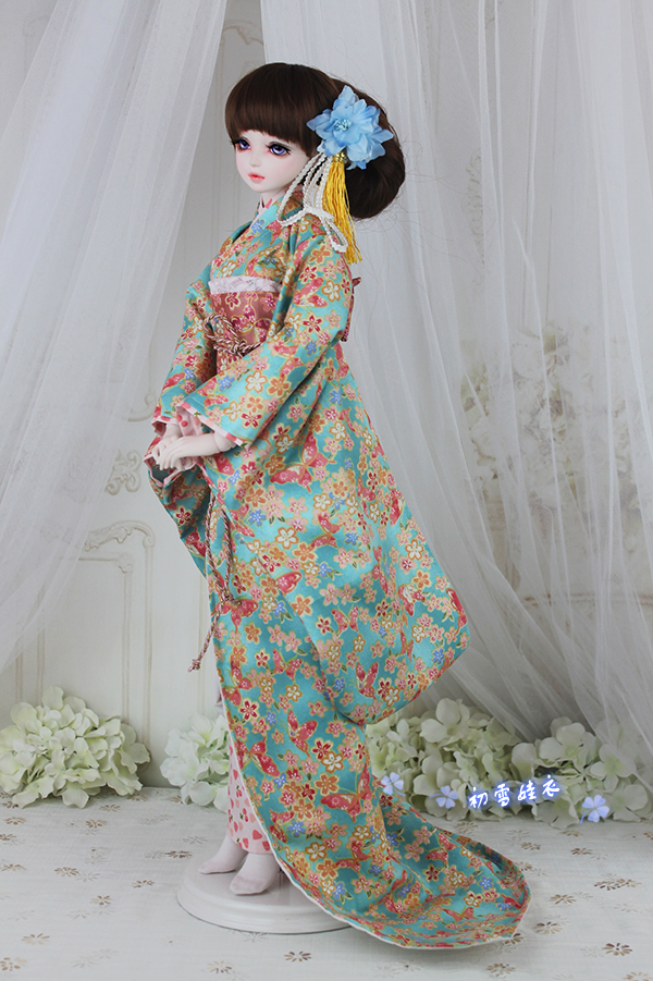 1/4 1/3 BJD ثوب الكيمونو الياب - مراجعة Japanese Girl Lifestyle وسعره