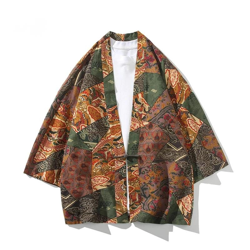 العرقية نمط طباعة يوكاتا الرجا - مراجعة Kimono Yukata Cotton وسعره