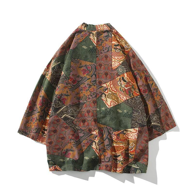 العرقية نمط طباعة يوكاتا الرجا - مراجعة Kimono Yukata Cotton وسعره