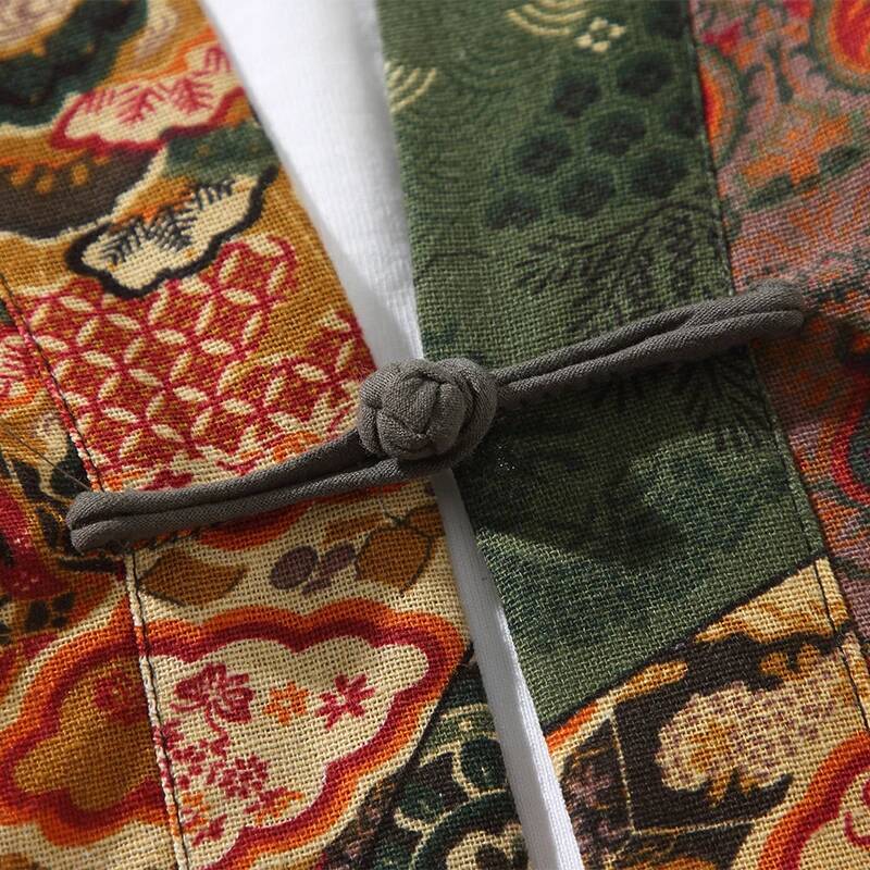 العرقية نمط طباعة يوكاتا الرجا - مراجعة Kimono Yukata Cotton وسعره